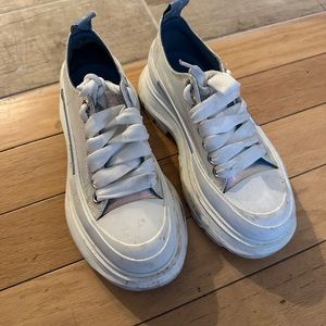 alexander mcqueen second hand Women's Tread Slick Lace Up